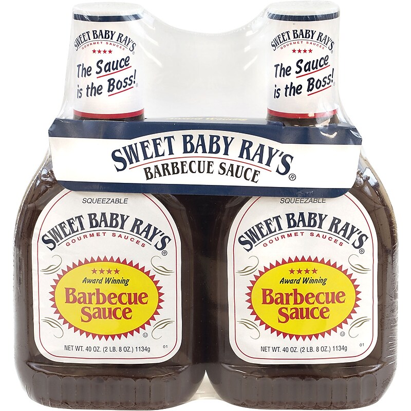Sweet Baby Ray's BBQ Sauce, 40 oz., 2/Pack (220-00586) image 1