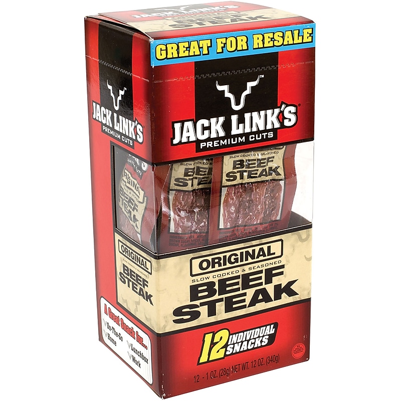 Jack Link’s Salt & Pepper Beef Jerky, 1 oz., 12/Pack (278-00002) image 1