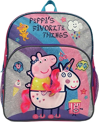 peppa pig unicorn backpack