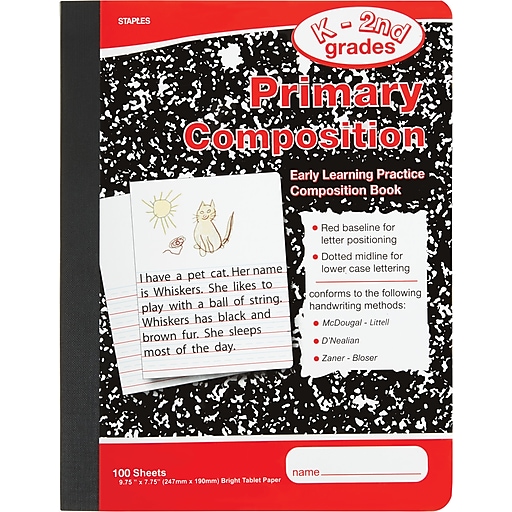 Image result for staples primary notebook