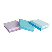 Staples Sticky Notes, 3" x 3", Watercolor, 100 Sheets/Pad, 24 Pads/Pack (52227)