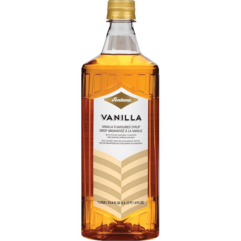 Fontana Vanilla Flavored Coffee Syrup, 1 Liter (NES41273) image 1