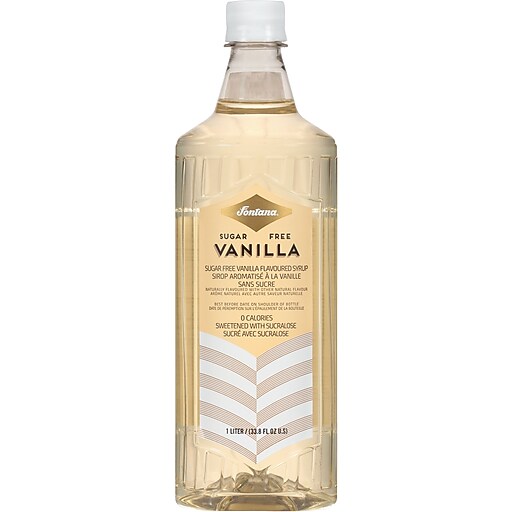 Fontana SugarFree Vanilla Flavored Coffee Syrup, 1 Liter (NES41282) Staples