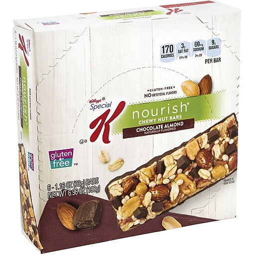 Special K Nourish Chewy Nut Bars Chocolate Almond, 1.16 oz, 5 Count at