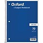 Oxford 1-Subject Notebooks, 8" x 10.5", Wide Ruled, 70 Sheets, Each (65000)~#|#~s1120600_sc7