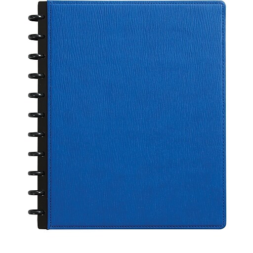 Staples® Arc Customizable Notebook System, 81/2" x 11", Cobalt Blue
