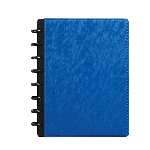 Staples® Arc Customizable Notebook System, 5.5" x 8.5", Cobalt Blue