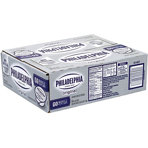 Kraft Philadelphia Original Cream Cheese Pouches, 50 Pack