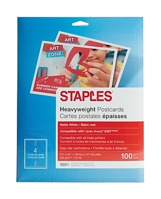 staples custom note cards