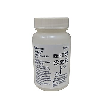 Covidien Argyle 0.9% Sodium Chloride, Sterile Saline Solution, 6/BX (KSCV019020)