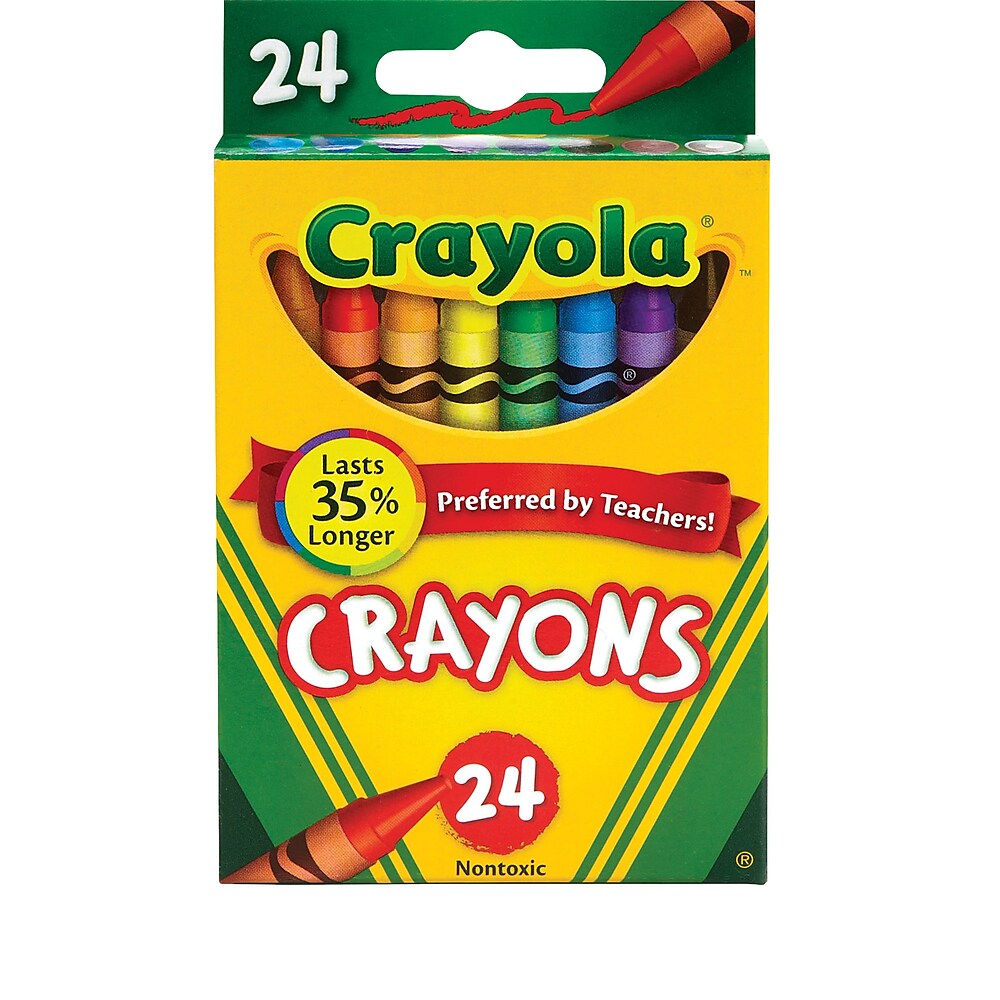Crayola® crayons, 24/pk