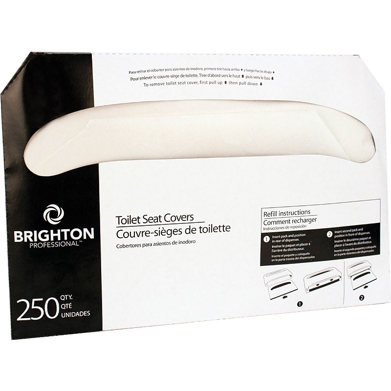 Brighton Professional Toilet Seat cover, 4 Packs/Case, 1000/Carton (BPR52028) image 1