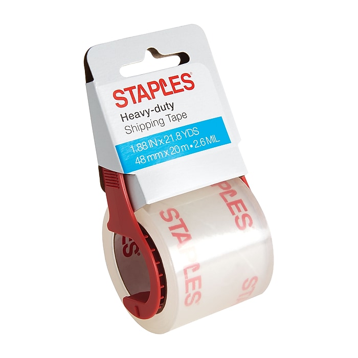 Staples Heavy-Duty Packing Tape, 1.88