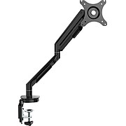 Staples Single Monitor Arm Mount, Up to 30" Monitor, Black (51728)