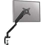 Staples Single Monitor Arm Mount, Up to 30" Monitor, Black (51728)