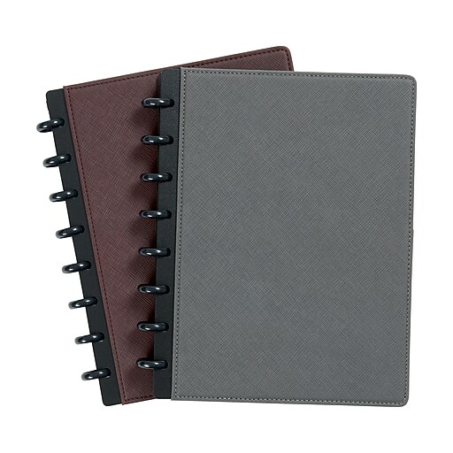 Staples® Customizable Arc Notebook System, 5" x 8", 60 Sheets, Assorted