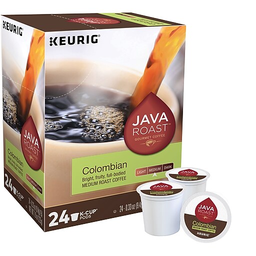 Java Roast Colombian Coffee Keurig® KCup® Pods, Medium Roast, 24/Box