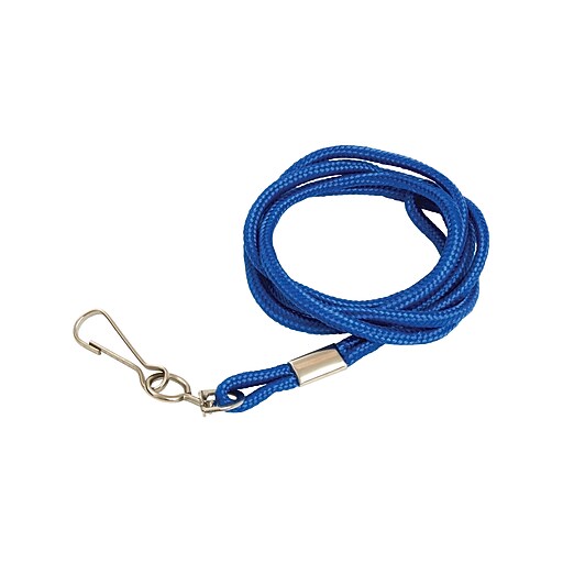 Staples Lanyards with Swivel Hook, Blue, 5/Pack at Staples