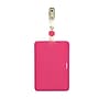 Staples Rubberized ID Badge Holder, Pink (51919)~#|#~s1125493_sc7