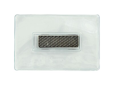 12 Sets Magnetic Badge Holders With Adhesive Tape - Strong Magnets For Name Tags & ID Badges, No More Pin Holes