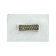 Staples Magnetic Badge Holders, Credit Card Size, Clear, 25/Pack