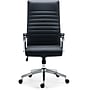 Staples Bentura Ergonomic Bonded Leather Swivel Managers Chair, Black (53234)~#|#~s1126175_sc7