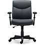 Staples Traymore Ergonomic Faux Leather Swivel Computer and Desk Chair, Gray (53246)~#|#~s1126188_sc7