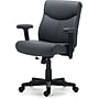 Staples Traymore Ergonomic Faux Leather Swivel Computer and Desk Chair, Gray (53246)~#|#~s1126189_sc7