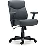 Staples Traymore Ergonomic Faux Leather Swivel Computer and Desk Chair, Gray (53246)~#|#~s1126190_sc7