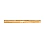 Staples 12" Wood/Brass Double Edge Ruler (51890)~#|#~s1126583_sc7