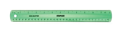 Engineers Craft Architect Glumes 12cm Plastic Color Ruler Straight Ruler Math Rulers Shatterproof Plastic Ruler Straight Soft Ruler Single Ruler for Student School Office