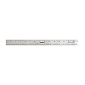 Staples 15" Stainless Steel Ruler with Non Slip Cork Base (51898)