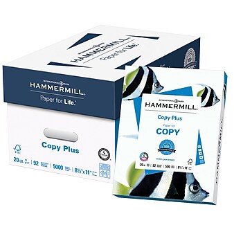 Hammermill Copy Plus Copy Paper, 20 lbs., 92 Brightness