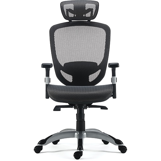 Staples Hyken Technical Mesh Task Chair, Silver (53293) at Staples