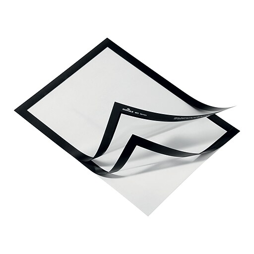 Durable SelfAdhesive DURAFRAME Document Sign Holder, 8.5" x