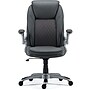 Staples Sorina Ergonomic Bonded Leather Swivel Executive Chair, Grey (53253)~#|#~s1127083_sc7