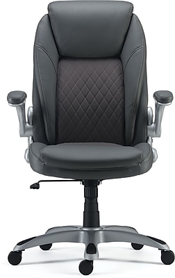 STAPLES Sorina Bonded Leather Chair, Grey Simolary simolary.com