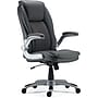 Staples Sorina Ergonomic Bonded Leather Swivel Executive Chair, Grey (53253)~#|#~s1127084_sc7