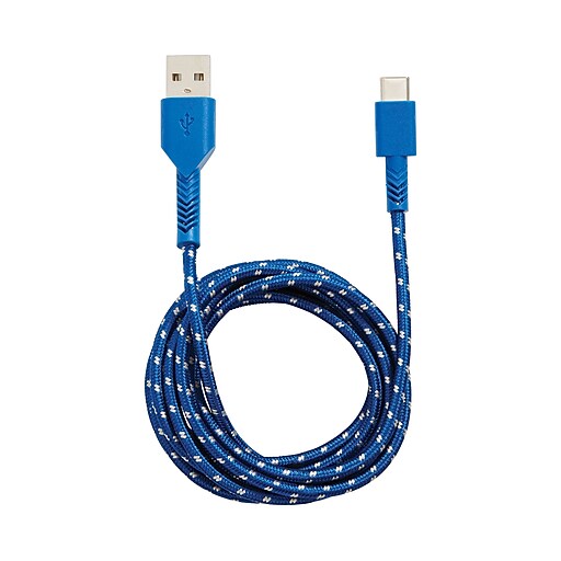 Shop Staples for Staples Braided USB 2.0 Type C to Type A Charge and
