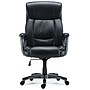 Staples Lockland Ergonomic Leather Managers Big & Tall Chair, 400 lb. Capacity, Black (58067)~#|#~s1127338_sc7