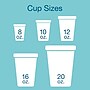 Dixie PerfecTouch Insulated Paper Hot Cups, 20 oz., Coffee Haze, 25/Pack (5360CD)~#|#~s1128046_sc7