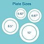 Dixie Pathways Medium-Weight Paper Plates, 8.5", 125/Pack (DXEUX9WSPack)~#|#~s1128047_sc7