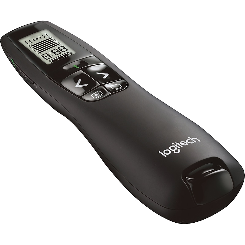 Logitech R800 Professional Laser Pointer, 100' Range, Green (910-001350) image 1