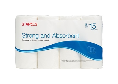 Staples Choose-A-Size Paper Towel, 2 