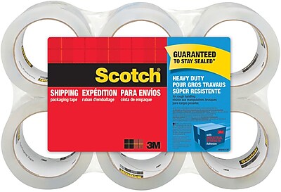 2 Roll - 1.88 in x 54.6 yd Scotch Heavy Duty Shipping Packaging Tape /& Dispenser 3850-2ST for sale online