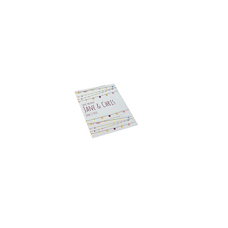 Staples® Glitter Luster Paper, 5" x 7", 20/Pack (51661) image 1