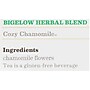 Bigelow Cozy Chamomile Herbal Tea Bags, 28/Box (004011)~#|#~s1131701_sc7