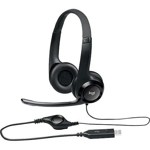 Logitech H390 USB Wired PC Headset for Calls and Music (981