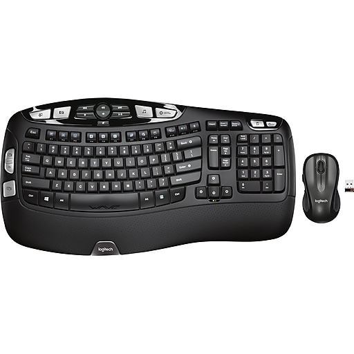 MK550 Wireless Wave Keyboard and Mouse Combo, Black | Staples