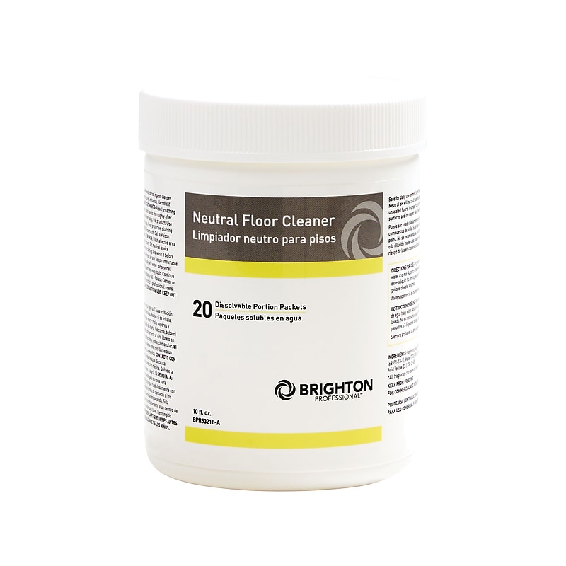 Brighton Professional Dissolvable Portion Packets, Neutral Floor Cleaner, Lavender Scented, 20/Pack (BPR53218-A) image 1